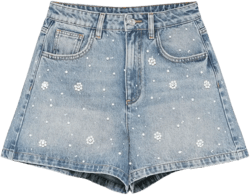denim shorts