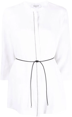 linen half-sleeve blouse