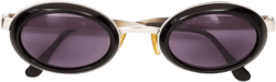 1990s oval-frame sunglasses
