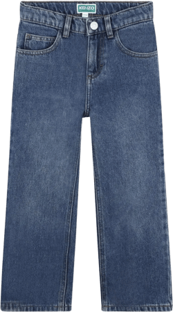 logo-appliqué jeans