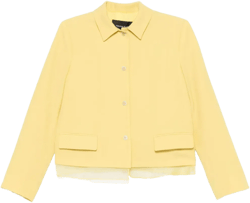 layered-effect jacket 