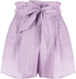 paperbag linen shorts