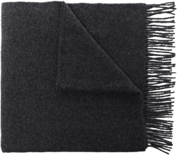 fringed-edge wool scarf