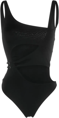 cut-out high-cut swimsuit