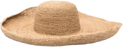 Izy woven-raffia sun hat