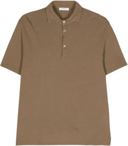 piqué-weave polo shirt