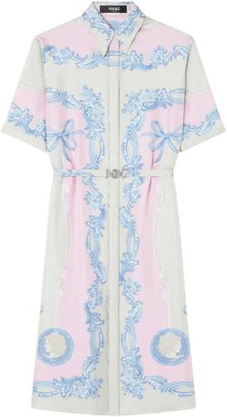 Cameo midi shirt dress