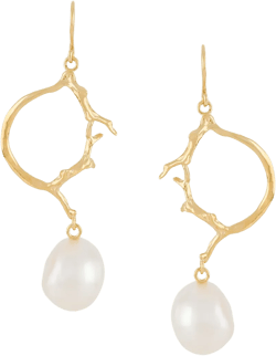 pearl drop earrings