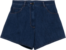 denim mini shorts