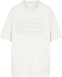numbers-motif T-shirt 