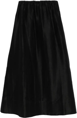A-line midi skirt