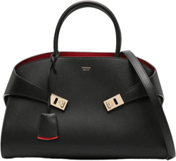 medium Hug leather tote bag