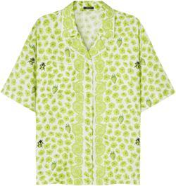 Strawberry Garden silk shirt