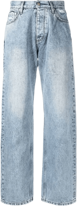 mid-rise baggy jeans