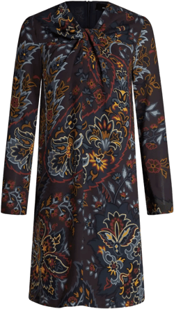 paisley print tunic dress