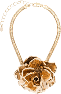 sculptural rose choker