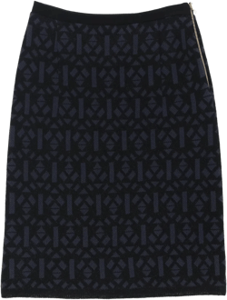 2000s geometric-pattern skirt