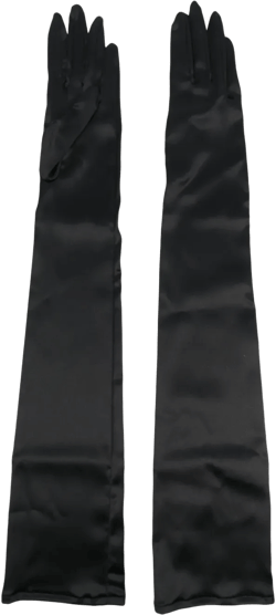 silk long gloves 