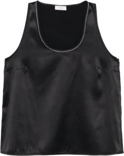 ball chain-detailed tank top