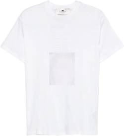 logo-embossed T-shirt