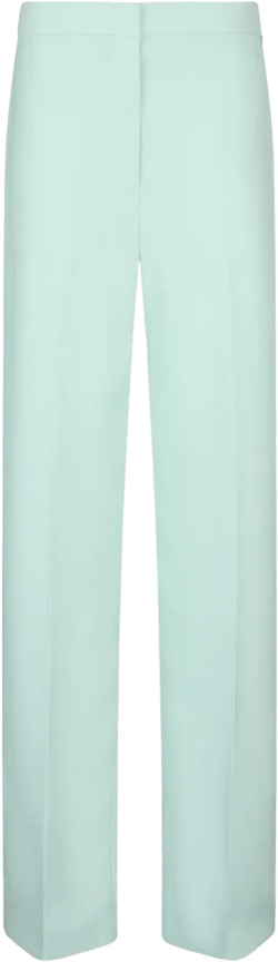 pressed-crease trousers 