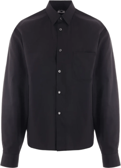 long-sleeve cotton shirt