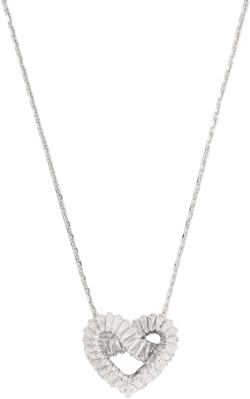 Matrix heart-pendant necklace