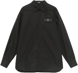logo-patch shirt 