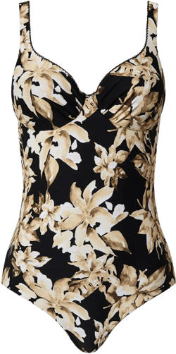 floral-print swimsuit