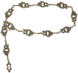 2000s baroque-chain belt
