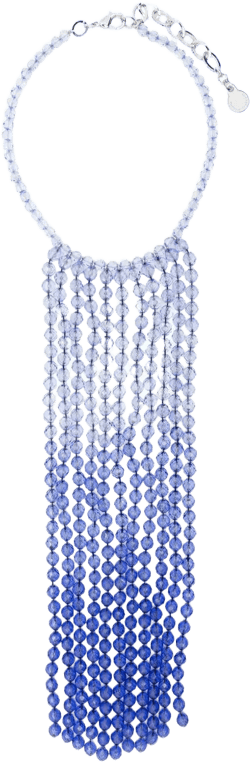 fringe-embellished necklace