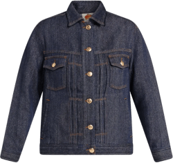 Shine Denim Jacket In Blue