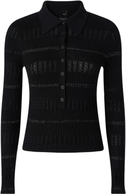 long-sleeved polo shirt 