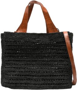 Nosy straw tote bag