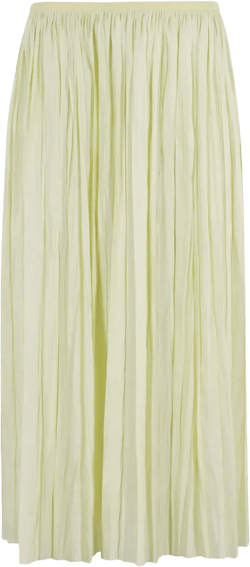 fully pleated skirt 
