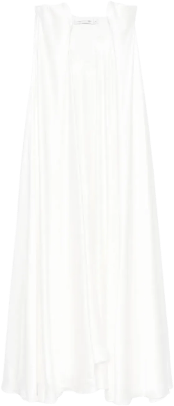 silk strapless gown