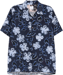 all-over floral shirt