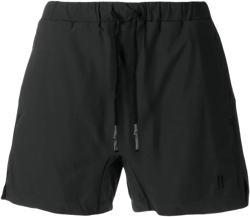 embroidered-logo detail shorts