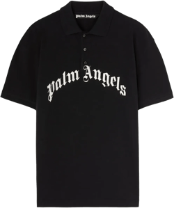 logo-print polo t-shirt