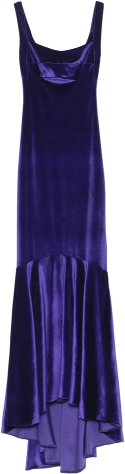velvet mermaid gown