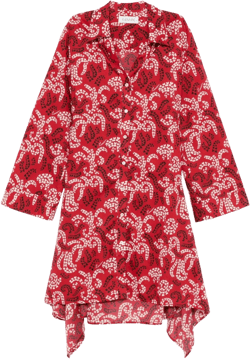 printed midi dress