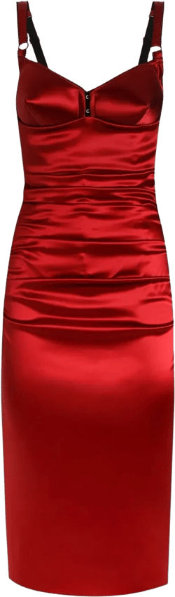 bustier midi dress