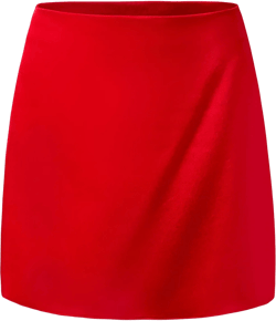 satin mini skirt 