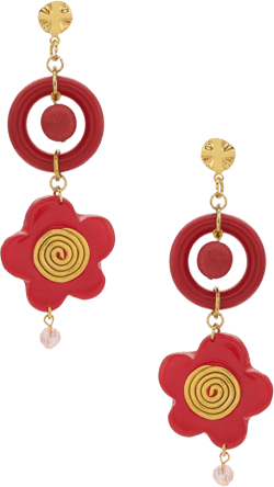flower earrings