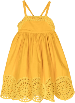broderie-anglaise empire-line dress