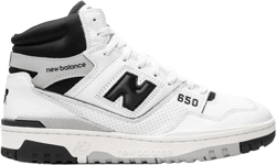 650 "White/Black" high-top sneakers