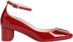 45mm buckled pumps