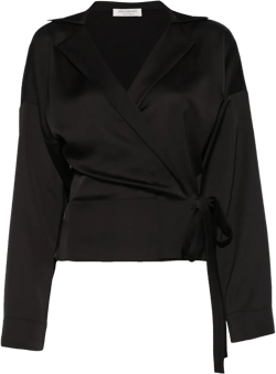 wrap blouse