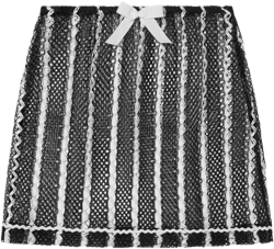 crochet mini skirt