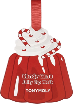 Jelly Lip Melt Ornament in Candy Cane TONYMOLY